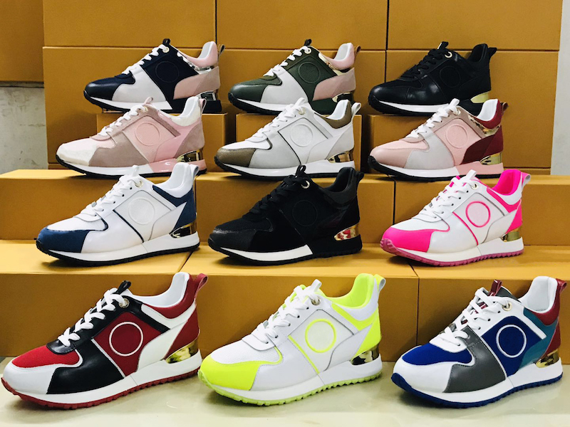 New Colors Run Away Trainers Mens Designer Shoes Genuine Calf Leather Classic Running Sneakers Blue Pink Casual Shoes with BOX US 5-11.5, Full white
New Colors Run Away Trainers Mens Designer Shoes Genuine Calf Leather Classic Running Sneakers Blue Pink Casual Shoes with BOX US 5-11.5, Full white