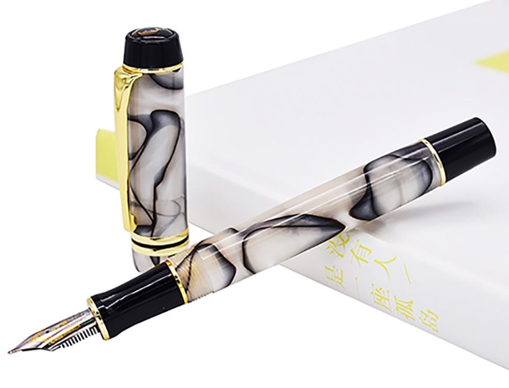 Kaigelu 316 Celluloid Fountain Pen, 22KGP Medium Nib Beautiful Marble Crystal Pattern Ink Pen Writing Gift for Office Business, Red
Kaigelu 316 Celluloid Fountain Pen, 22KGP Medium Nib Beautiful Marble Crystal Pattern Ink Pen Writing Gift for Office Business, Red