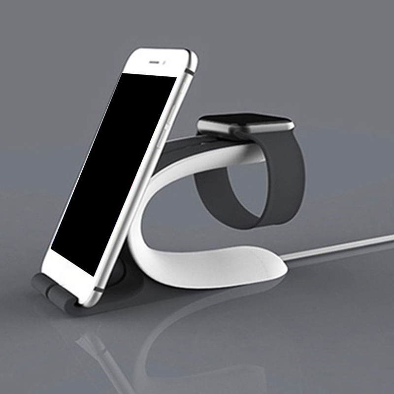 Universal Multi-function Tablet Stand Bracket Smart Silicone Charging Stand Holder For iPhone Tablet Watch Tablet PC Accessories