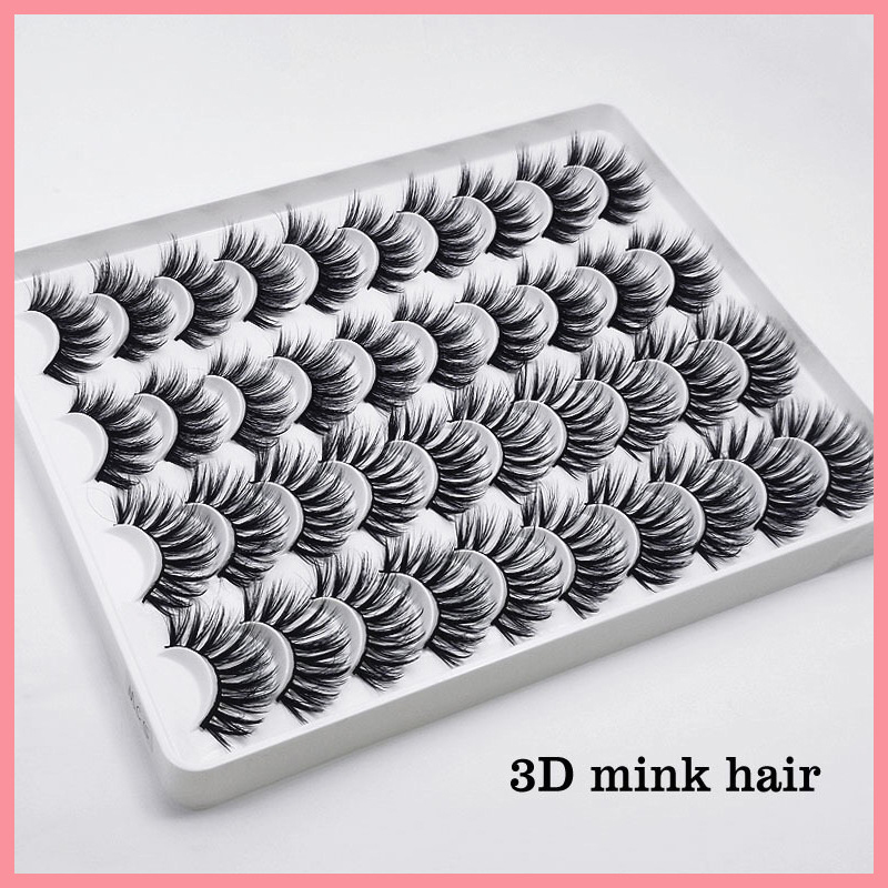 NEW 20 Pairs Fake Eyelashes 100% Mink Eyelashes Mink Lashes Natural Dramatic Volume Extension False
NEW 20 Pairs Fake Eyelashes 100% Mink Eyelashes Mink Lashes Natural Dramatic Volume Extension False