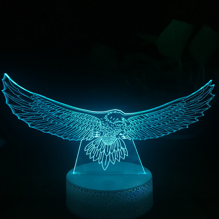 3D Night LED Light Lamp Base LED 3D Illusion Night Lights 7 Colors Changing for bedroom child room living shop cafe office