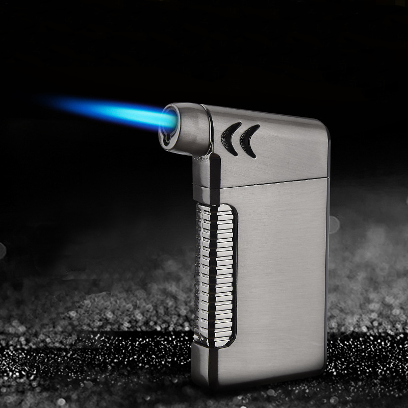 New Metal Spray Gun Jet Pipe Lighter Ultra Thin Torch Turbo Butane Gas Elbow Lighter Inflated Windproof Cigarette Cigar Lighter
New Metal Spray Gun Jet Pipe Lighter Ultra Thin Torch Turbo Butane Gas Elbow Lighter Inflated Windproof Cigarette Cigar Lighter