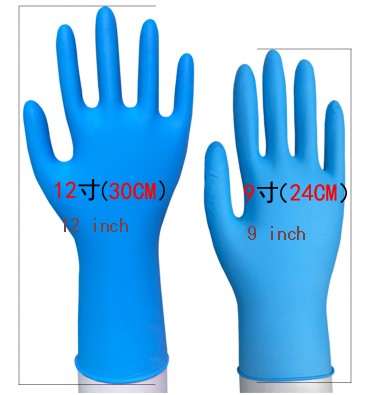 100PCS Disposable Nitrile Gloves Blue Rubber Gloves For Kitchen Cleaning Safety Working Glove Home Garden Cleaning Gloves Wholesale in stock