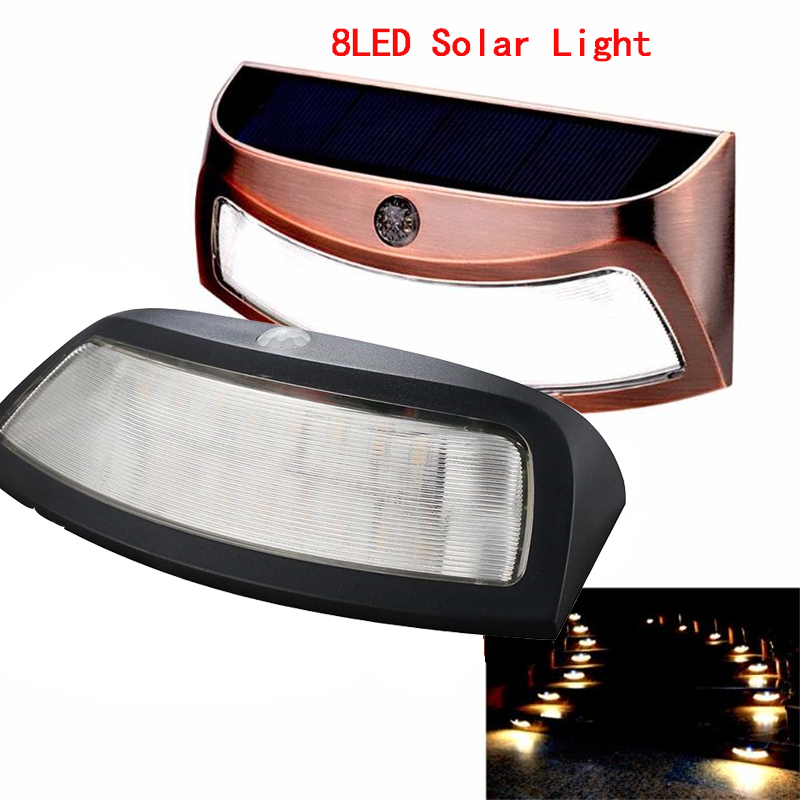 LED Solar Lights 8LED Step Light Solar Smiling Wall Lights PIR Motion Sensor Doorway Light for Fence Staircase
LED Solar Lights 8LED Step Light Solar Smiling Wall Lights PIR Motion Sensor Doorway Light for Fence Staircase