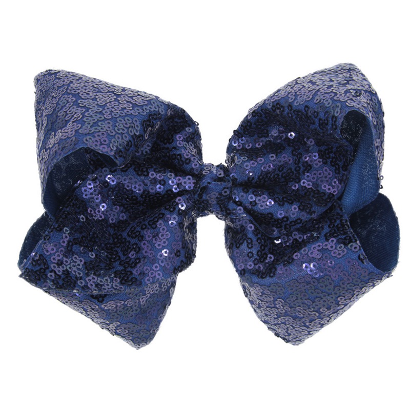 Hair Bows Clips Accessories for Girls Kids Hairpins Sequins Shining Large Big 8 INCH Bowknot Clip Barrettes Pary Headwear HC122