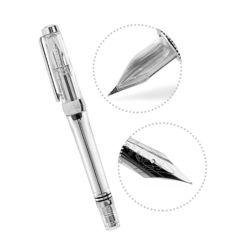 New 3013 Vacuum Fountain Pen Resin Transparent Quality EF/F Nib 0.38/0.5mm Fountain Pen Nib Ink Business Gift, Red
New 3013 Vacuum Fountain Pen Resin Transparent Quality EF/F Nib 0.38/0.5mm Fountain Pen Nib Ink Business Gift, Red