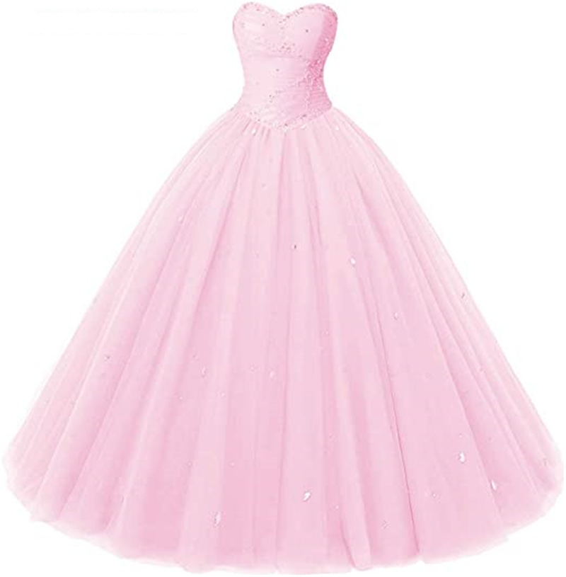 New Simple Puffy Ball Gown Sweetheart Quinceanera Dresses Party Dress Special Occasion Dresses Sweet 16 Vestidos De 15 QC1502