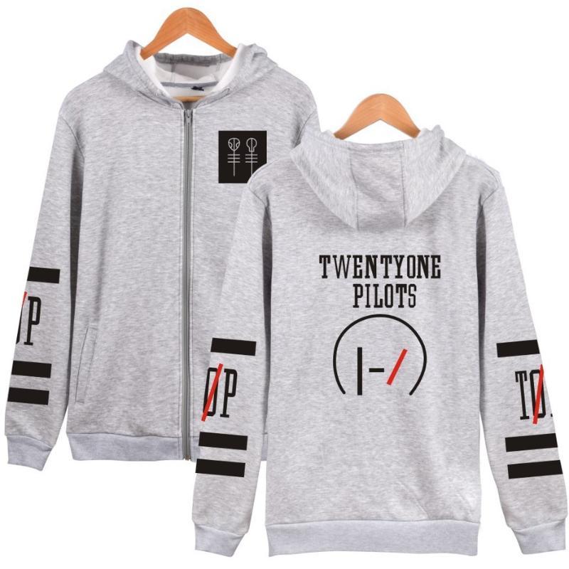 ZOGAA Men Women Hoodies Twenty One Pilots Hip Hop Music Character Pattern Hoodie Autumn Winter Hoodies Sweatshirts