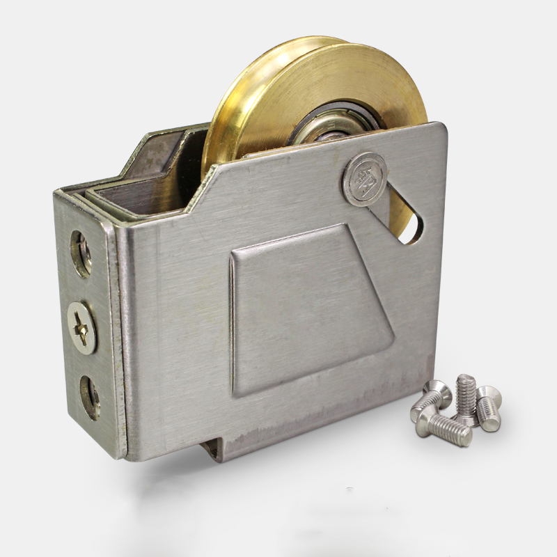 90-Type Sliding Door Plastic Steel Window Pulley Aluminum Alloy Windows Brass Wheel Muted Roller House Hardware