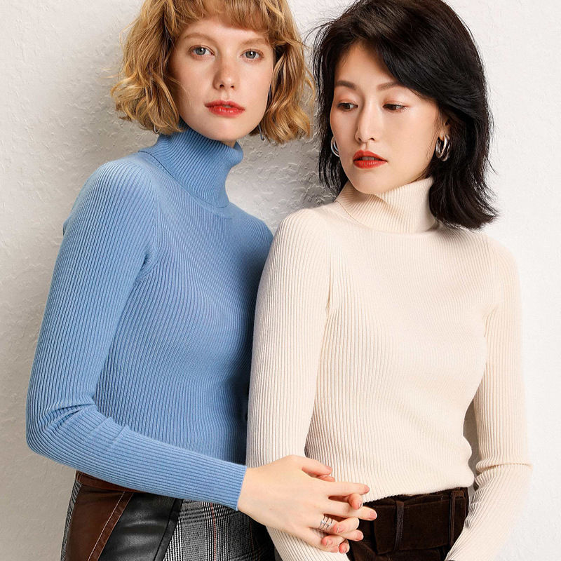 2020 New Autumn and Winter Turtleneck Cashmere Sweater Women' Turtleneck Lapel Short Slim Tight Pullover Base Sweater, Gray
2020 New Autumn and Winter Turtleneck Cashmere Sweater Women' Turtleneck Lapel Short Slim Tight Pullover Base Sweater, Gray