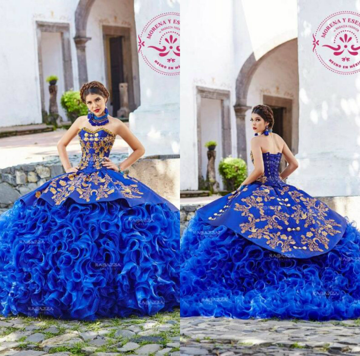 Royal Blue Ball Gown Quinceanera Dresses Sweetheart Puffy Skirt Beads Sweet 15 Dress Tulle Lace Prom Gowns Pageant Dress
