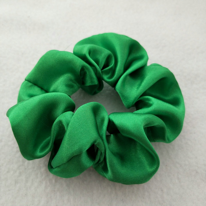 Mix 42 Baby Cheap Solid Color Satin Hair Scrunchies Hairbands Hair Band Children Ring Ponytail Rope Headdress Kids Hair Accessories