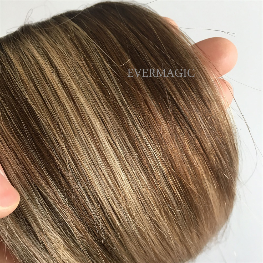 Ombre Human Hair Weft Extensions Virgin Brazilian Peruvian Malaysian Indian Straight Balayage Brown Blonde T4/18# Ombre Hair Weave Bundles