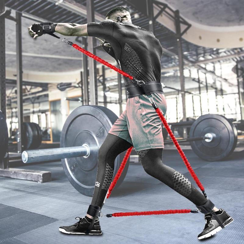 Gym Home Leg Waist Band Bouncing Strength Training New and High Quality Workout Fintess Exercise Bands Set 270x220x110mm T191224