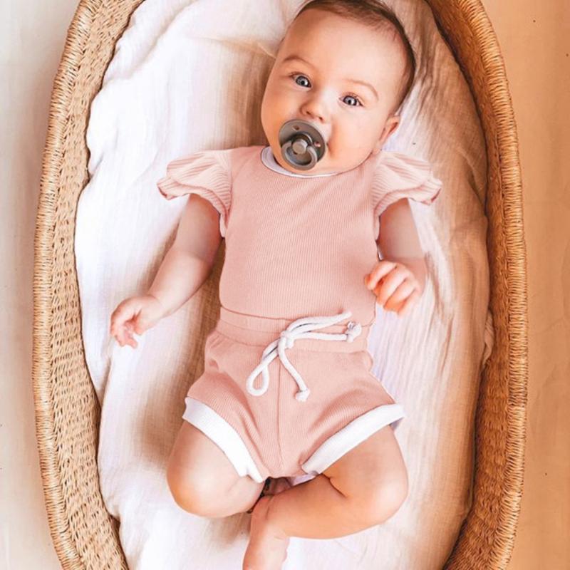 Newborn Baby Girls Clothes Summer Sets Ruffle Sleeve Solid Romper+shorts Headband 3 Piece Outfits Infant Clothing Baby Sets, Red
Newborn Baby Girls Clothes Summer Sets Ruffle Sleeve Solid Romper+shorts Headband 3 Piece Outfits Infant Clothing Baby Sets, Red