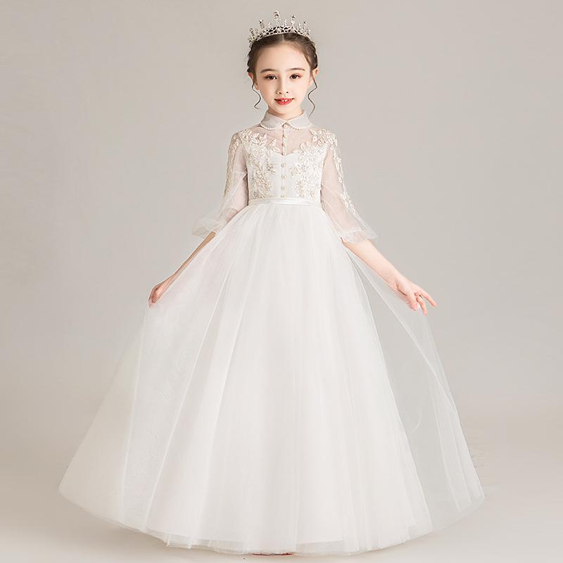 Flower Girls Long Dress for Kids Ball Gown Pearl Floral Embroidery Wedding Dresses Princess Birthday Dress Children Runway, Short dress
Flower Girls Long Dress for Kids Ball Gown Pearl Floral Embroidery Wedding Dresses Princess Birthday Dress Children Runway, Short dress