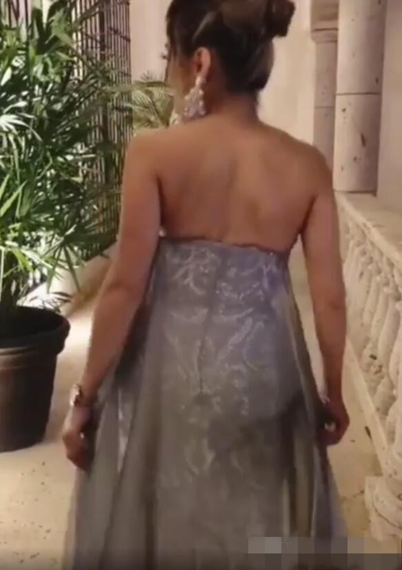 Sier Grey Mermaid Prom Dresses Sequins Beaded Applique With Cape Chiffon Custom Made Evening Gown Formal Ocn Wear Plus Size