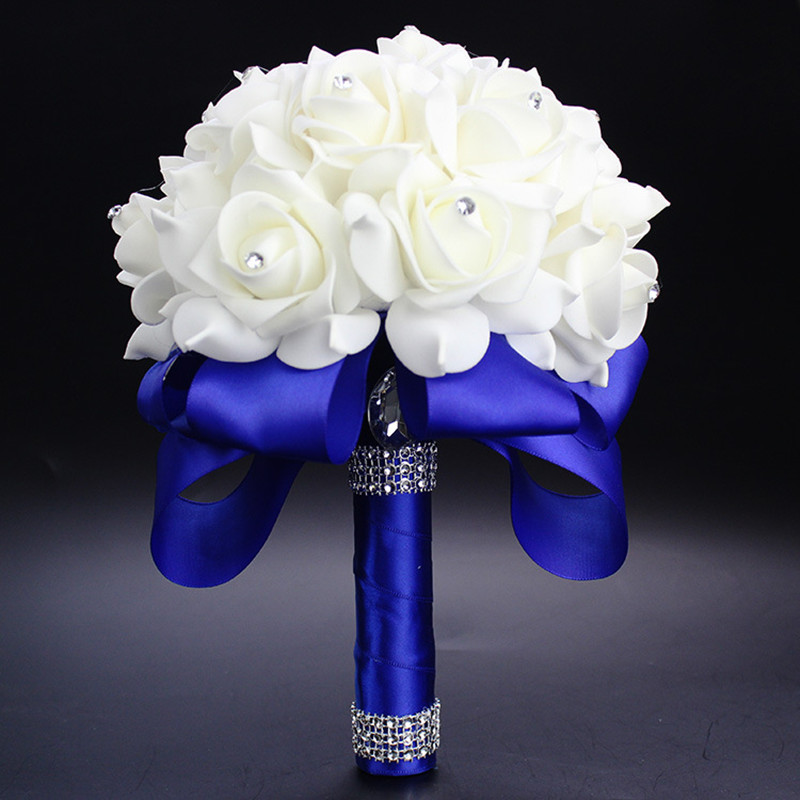 Gorgeous Handmade Flowers Bridal Bouquets Artificial Wedding Bouquet Crystal Sparkle 2020 New Rose buque de noiva
Gorgeous Handmade Flowers Bridal Bouquets Artificial Wedding Bouquet Crystal Sparkle 2020 New Rose buque de noiva