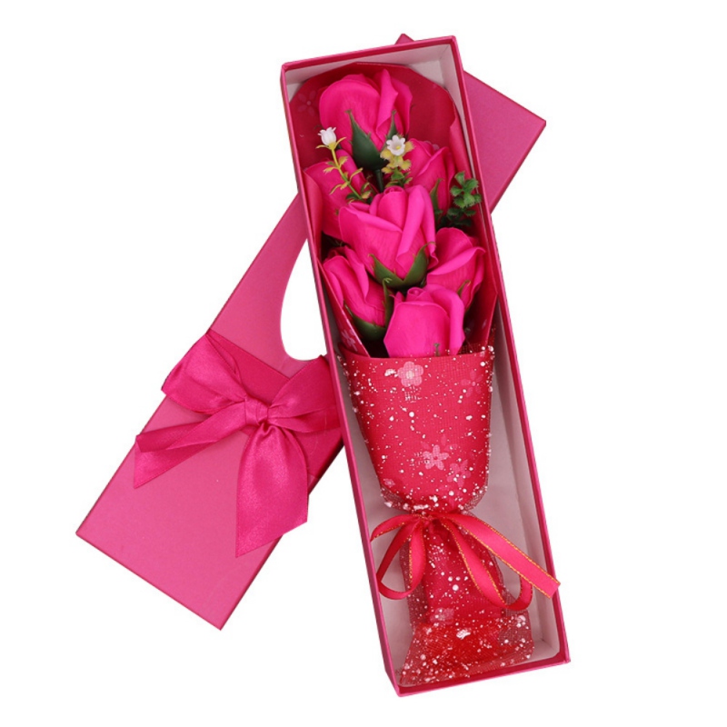 Valentines Day Rose Soap Flower Floral Bouquet Gift Box For Mothers Day Wedding Party Present Gift, Purple
Valentines Day Rose Soap Flower Floral Bouquet Gift Box For Mothers Day Wedding Party Present Gift, Purple