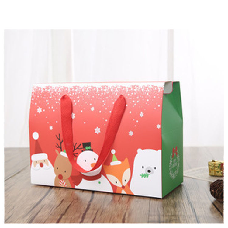 decorations for home Christmas party favors gift box supplies whole carrying box of eve Xmas bag2926987