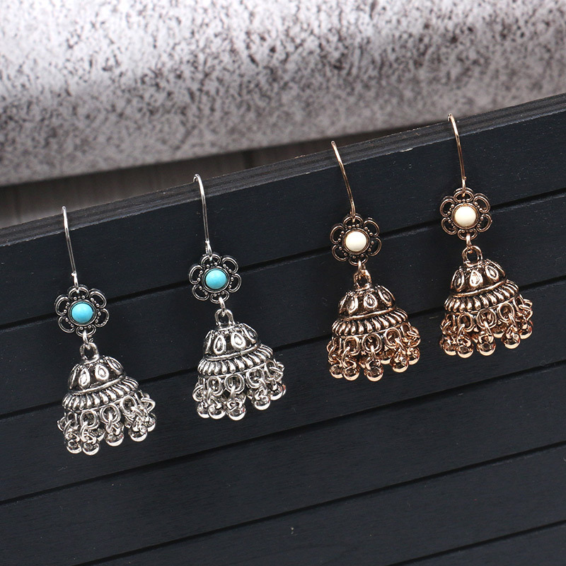 Dangle & Chandelier Bohemian Ethnic Geometric Blue White Beads Tassel Jhumka Earrings For Women Statement Afghan Boucles D Oreille Femme 
Dangle & Chandelier Bohemian Ethnic Geometric Blue White Beads Tassel Jhumka Earrings For Women Statement Afghan Boucles D Oreille Femme