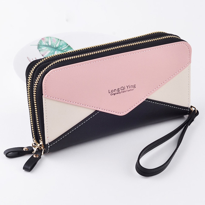Double Zipper Women Wallets bags Cards ID holders PU Leather Lady Moneybags Long Clutch Coin Purse Womans Wallet Bag Billfold, Pink
Double Zipper Women Wallets bags Cards ID holders PU Leather Lady Moneybags Long Clutch Coin Purse Womans Wallet Bag Billfold, Pink
