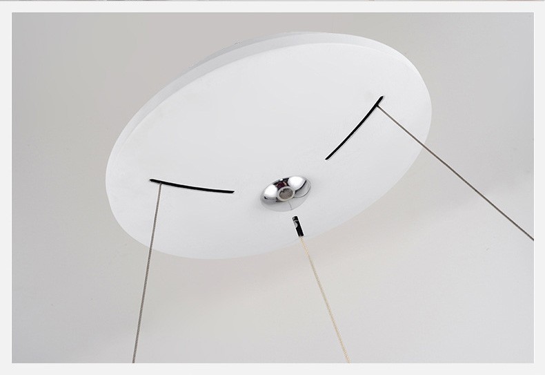 Modern Round Led Pendant Light Ring Circle Pendant Lamp Ceiling Hanging Lighting Fixture For Kitchen Living Dinning Room Bedroom