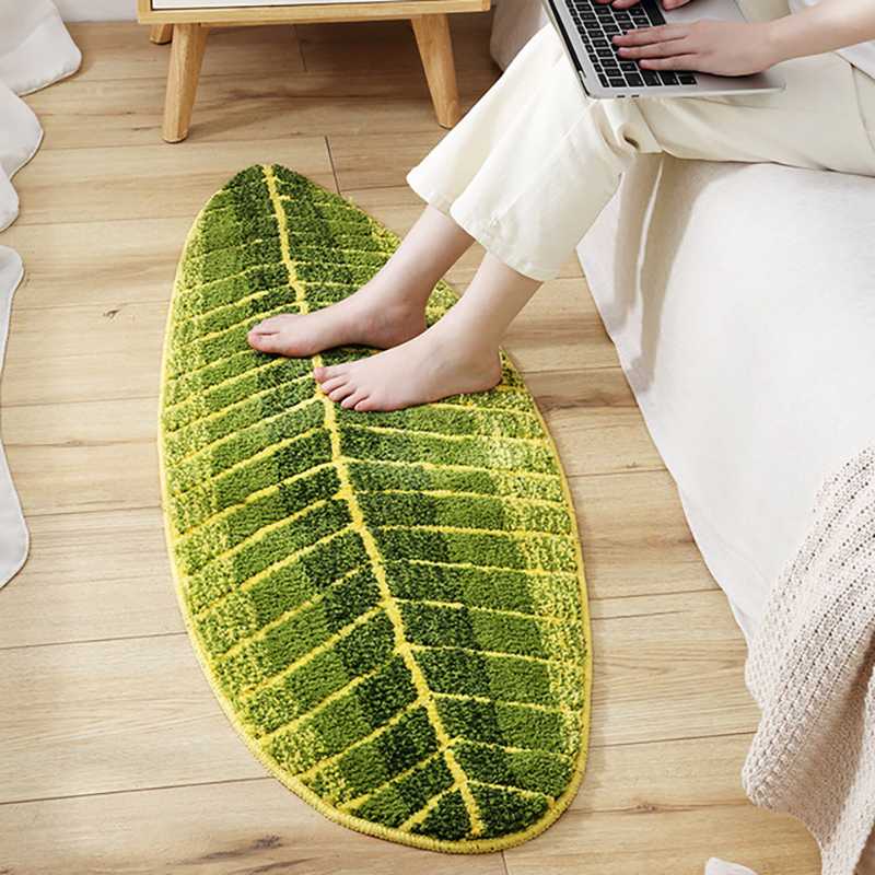 Floor Mat Leaf Shape Kitchen Carpet Entrance Door Mat for The Bedroom Living Room Non-slip Mats Dust-proof Fluffy Rug Carpets, Banana leaf mat
Floor Mat Leaf Shape Kitchen Carpet Entrance Door Mat for The Bedroom Living Room Non-slip Mats Dust-proof Fluffy Rug Carpets, Banana leaf mat