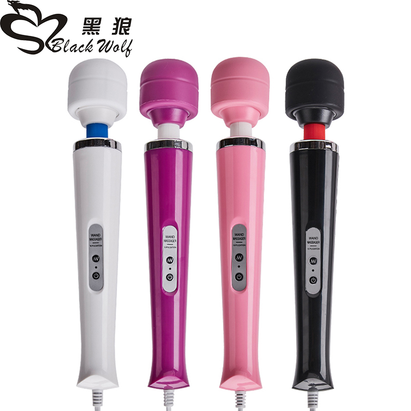 New 10 Speeds Magic Wand Massager,Big Magic Wand Massage Stick AV Vibrators Sexy Clit Vibrator Sex Toys for Women European plug Y191228