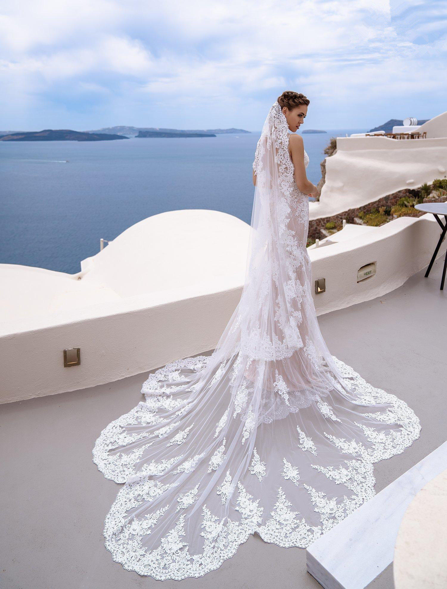 custom made designer wedding veils new 3 4 5 meters long bridal veil with comb hot wedding accessories