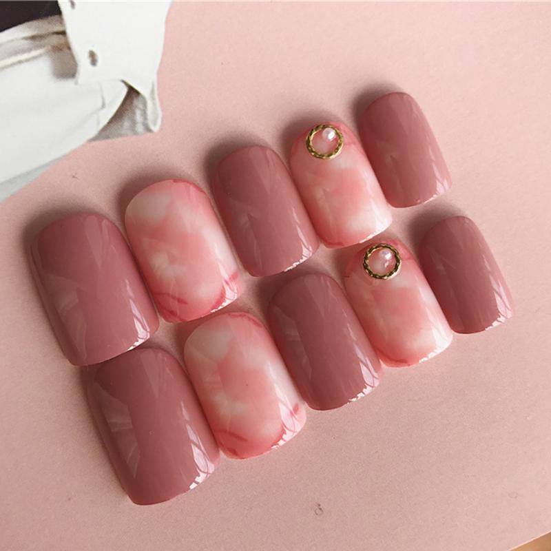 24pcs Design Art Short Rhinestone Pearl Party Daily Wear Nail Tip False Fake Solid Full Cover Decorated Dyeing Pink Wedding, As pic
24pcs Design Art Short Rhinestone Pearl Party Daily Wear Nail Tip False Fake Solid Full Cover Decorated Dyeing Pink Wedding, As pic