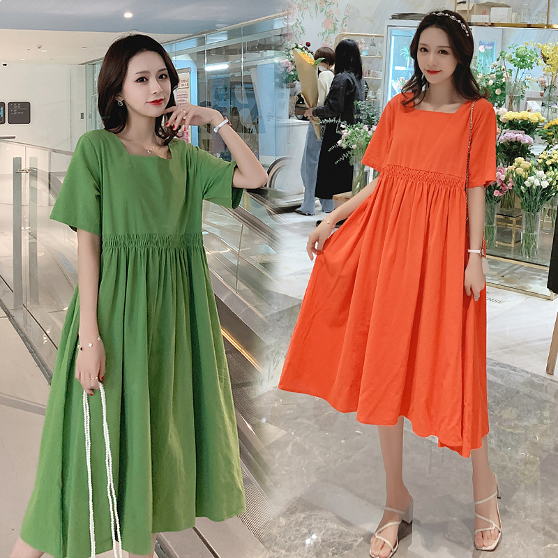 0211-2# Maternity Clothes Summer Nursing Short Sleeve Easy Matching Loose Stylish Dress for Pregnant Women Mom Dress, Green
0211-2# Maternity Clothes Summer Nursing Short Sleeve Easy Matching Loose Stylish Dress for Pregnant Women Mom Dress, Green