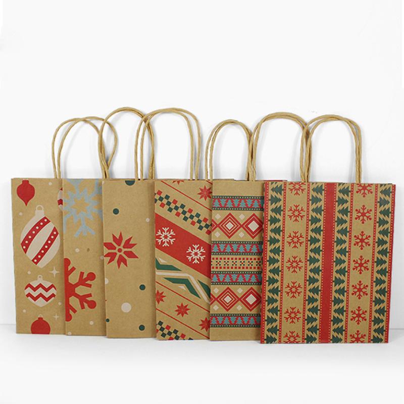 6 /12Pcs Printed Gift Bags Kraft Paper Holiday party Christmas birthday gift bag box Favors Box festival Decorations
6 /12Pcs Printed Gift Bags Kraft Paper Holiday party Christmas birthday gift bag box Favors Box festival Decorations