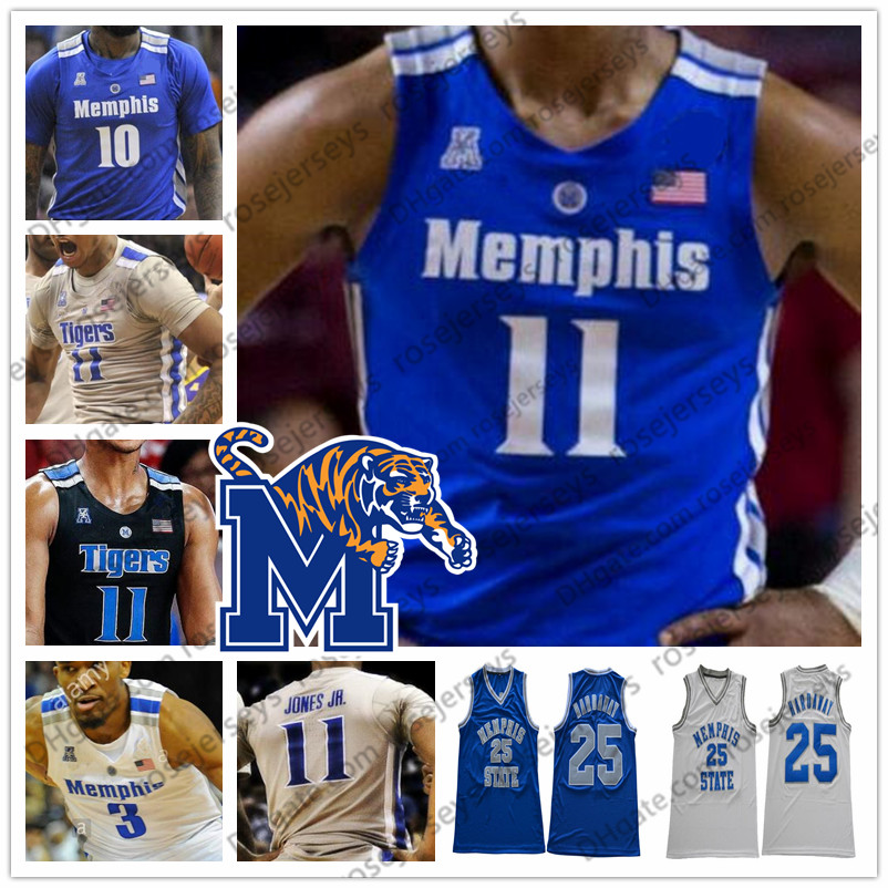 2019 Memphis Tigers #0 DJ Jeffries 1 Tyler Harris 11 Lester Quinones 55 Precious Achiuwa White Blue Gray Black Men Youth Kid Jersey
2019 Memphis Tigers #0 DJ Jeffries 1 Tyler Harris 11 Lester Quinones 55 Precious Achiuwa White Blue Gray Black Men Youth Kid Jersey