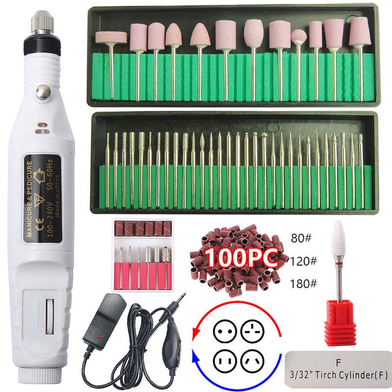 1 Set 2 Way Electric Nail Drill Machine Manicure Set Pedicure Nail Drill File Gel Remove Polishing Tools Strong Kit
1 Set 2 Way Electric Nail Drill Machine Manicure Set Pedicure Nail Drill File Gel Remove Polishing Tools Strong Kit