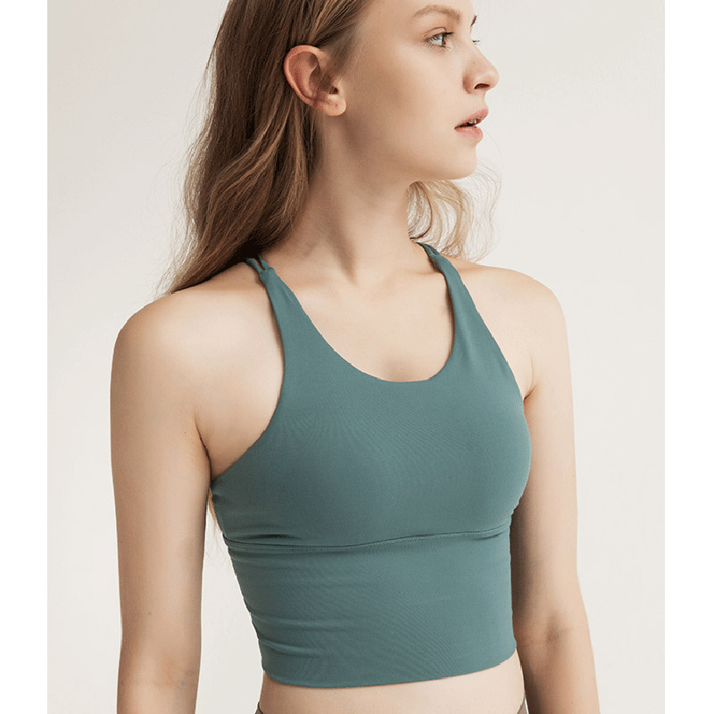 Thin Shoulder Strap Beautiful Back Sports Underwear Female Shockproof Gathering Running Fitness Bra, Pink
Thin Shoulder Strap Beautiful Back Sports Underwear Female Shockproof Gathering Running Fitness Bra, Pink