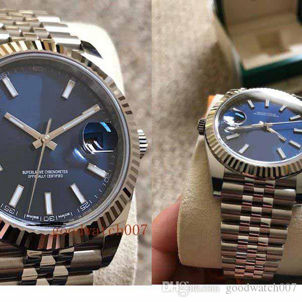 selling luxury Top quality Men's Watches 126334 DATEJUST 41 BLUE STICK DIAL FLUTED BEZEL Movement Automatic 2813 Folding Business mechanical
selling luxury Top quality Men's Watches 126334 DATEJUST 41 BLUE STICK DIAL FLUTED BEZEL Movement Automatic 2813 Folding Business mechanical