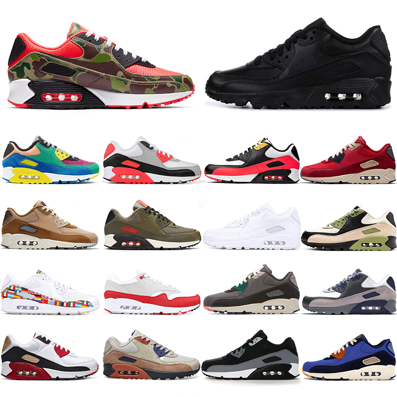 90 Running Shoes Mens Sneakers Triple Black White Camo Lahar Escape Premium Bred Infrared Game Royal CNY 90s Womens Trainers Sports 36-45, International flag pack 36-45
90 Running Shoes Mens Sneakers Triple Black White Camo Lahar Escape Premium Bred Infrared Game Royal CNY 90s Womens Trainers Sports 36-45, International flag pack 36-45