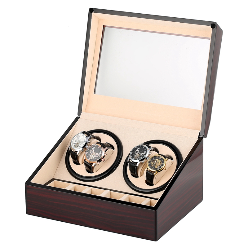 Automatic Watch Winders Open Motor Luxury Watch Winding Winder Storage Case Holder Collection Display Silent Motor Box