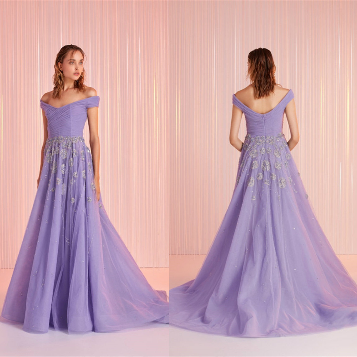 2020 Fashion Evening Dresses Sexy Off Shoulder Backless Lace Applique Sequins Prom Gowns Custom Made Sweep Train Special Occasion Dress, Ivory
2020 Fashion Evening Dresses Sexy Off Shoulder Backless Lace Applique Sequins Prom Gowns Custom Made Sweep Train Special Occasion Dress, Ivory