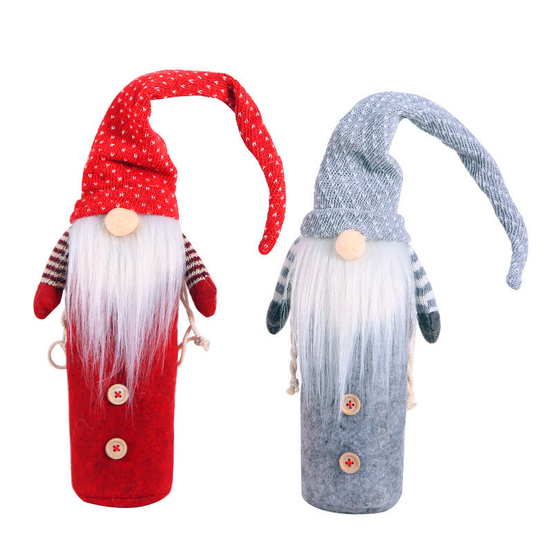 Christmas Wine Bottle Cover New Year Gift Packing Home Table Decoration Xmas Dress for Water Bottle Santa Claus Woven Bag Covers
Christmas Wine Bottle Cover New Year Gift Packing Home Table Decoration Xmas Dress for Water Bottle Santa Claus Woven Bag Covers