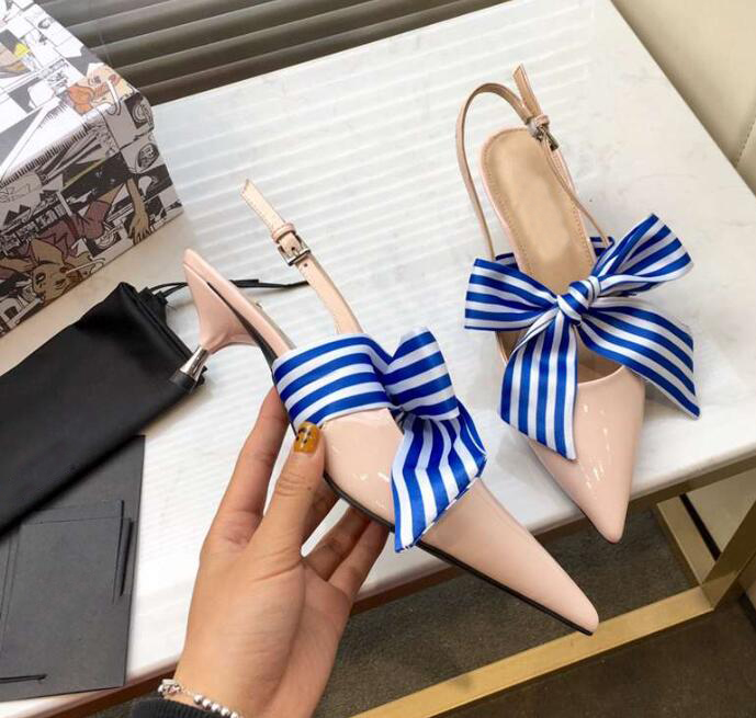 Luxury New Womens Slingbacks High Heel Pumps Pointed Toes Party Dress Real Leather Ladies bowknot Shoes SZ35-39, With brand logo
Luxury New Womens Slingbacks High Heel Pumps Pointed Toes Party Dress Real Leather Ladies bowknot Shoes SZ35-39, With brand logo