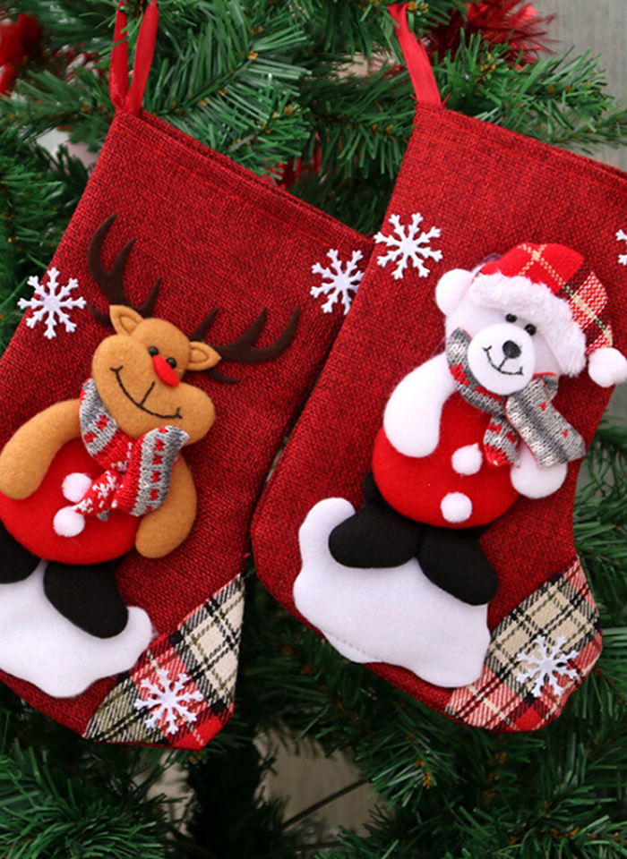 Christmas Gift Bags Linen Stockings Christmas Candy Bag Stocking Hanging Ornament Festive Party Supplies
Christmas Gift Bags Linen Stockings Christmas Candy Bag Stocking Hanging Ornament Festive Party Supplies