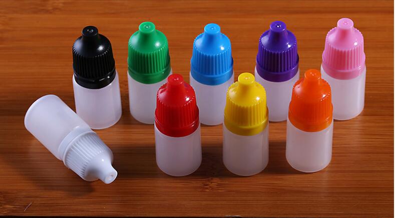 5ml Dropper Bottle Liquid Bottle Eye Liquid Dropper Refillable Bottle Empty Plastic Squeezable Dropper Bottles Sample Eyes Refillable Tools