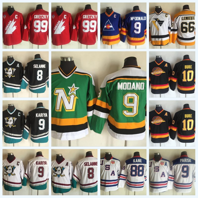 Youth 8 Teemu Selanne 9 Mike Modano 10 Pavel Bure 9 Lanny McDonald 99 Wayne Gretzky 66 Mario Lemieux 88 Kane Hockey Jersey, Black;red
Youth 8 Teemu Selanne 9 Mike Modano 10 Pavel Bure 9 Lanny McDonald 99 Wayne Gretzky 66 Mario Lemieux 88 Kane Hockey Jersey, Black;red