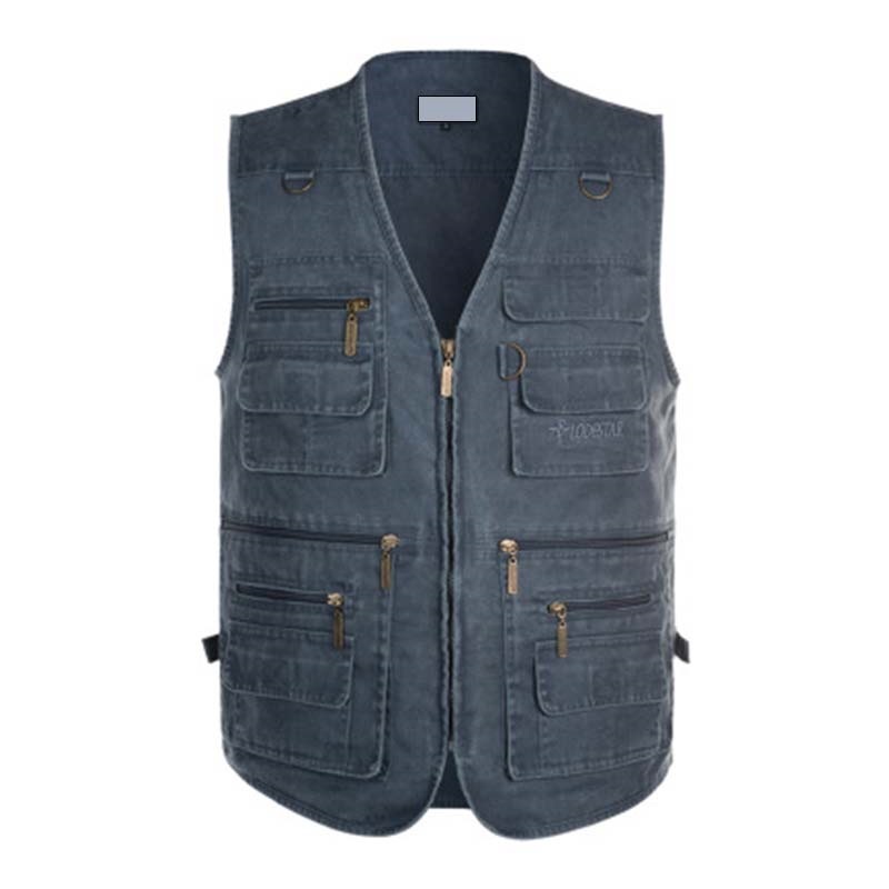 2019 Denim Vest Mens Jacket Sleeveless Cotton Casual Waistcoat Male Jean Coat Slim Fit Outerwear Cowboy Pockets Plus Size 5XL T200117