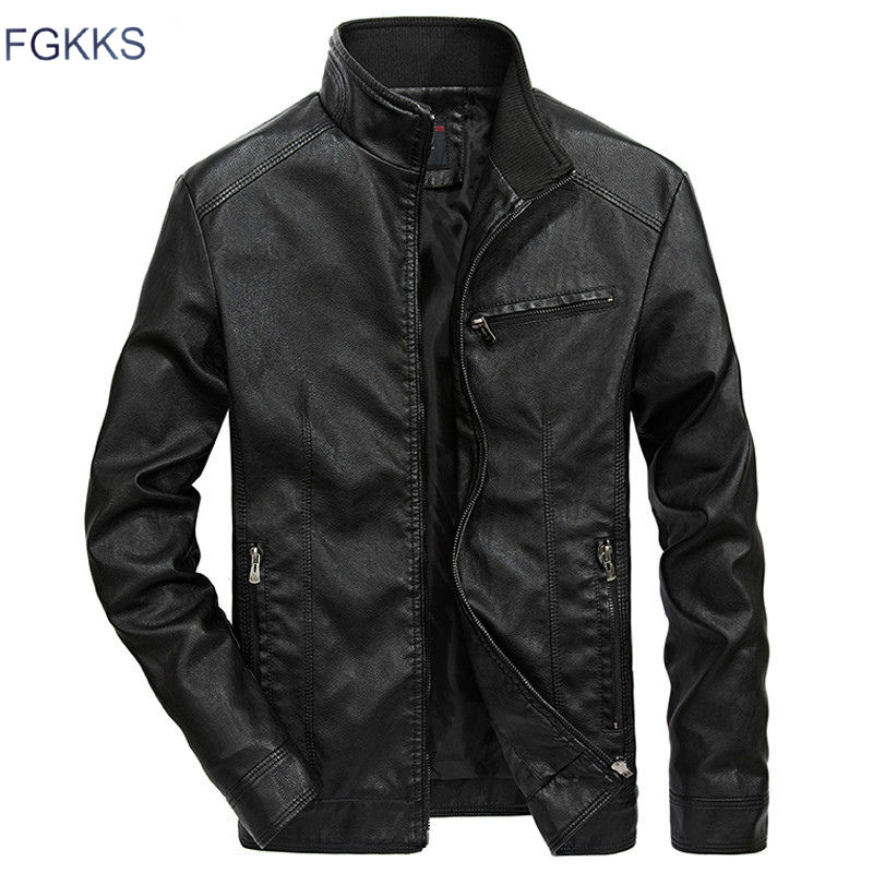 FGKKS Autumn Winter Leather Jacket Men Windproof Leather Jackets Men Pu Motorcycle Fashion Male Jackets, Black
FGKKS Autumn Winter Leather Jacket Men Windproof Leather Jackets Men Pu Motorcycle Fashion Male Jackets, Black