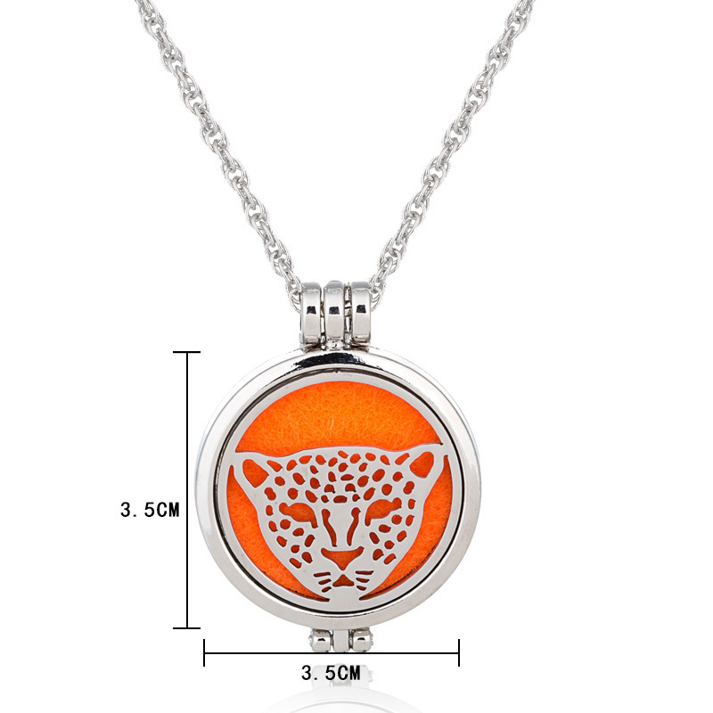 Lots Style Stainless Steel 2 face Diffuser Locket Pendant Necklace Aromatherapy Essential Oil DIY Jewelry with 5 Refill Pads Gifts Wholesale