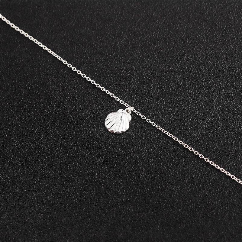 10PCS Clam Sea Shell Bracelet Geometric Ocean Beach Nautical Ariel Conch Sector Cowrie Seashell Chain Bracelets for Women Party Gifts