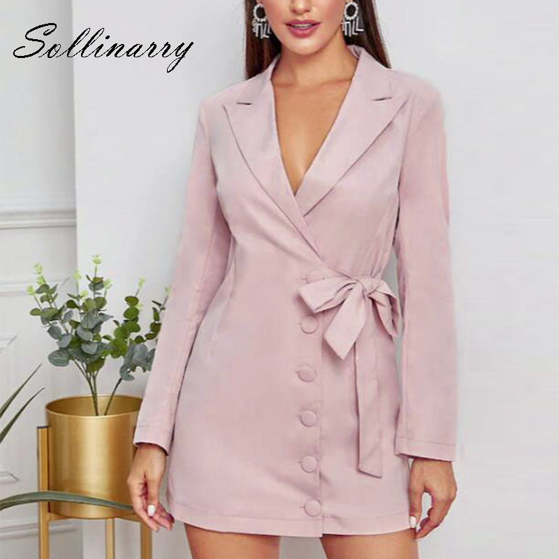 Sollinarry new High Waist Blazer Dress Women 2020 Logn Sleeve V-Neck Short Dress Spring Buttons Solid Office Vestidos, Orange
Sollinarry new High Waist Blazer Dress Women 2020 Logn Sleeve V-Neck Short Dress Spring Buttons Solid Office Vestidos, Orange
